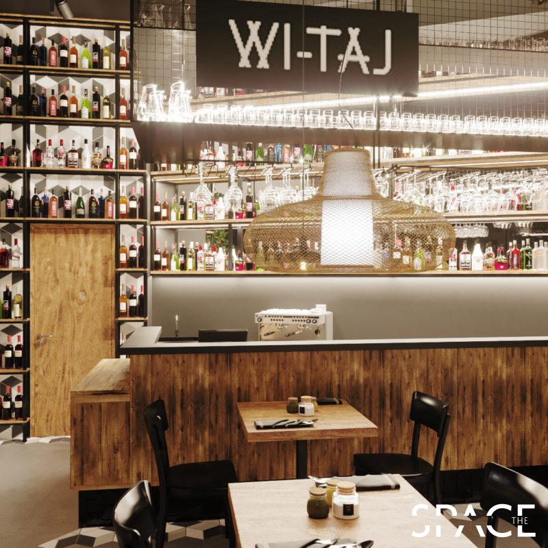 projekt baru w restauracji Witaj w Warszawie
